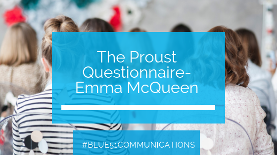 proust questionnaire emma McQueen