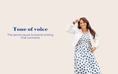 Tone of voice – the secret sauce to brand writing that connects