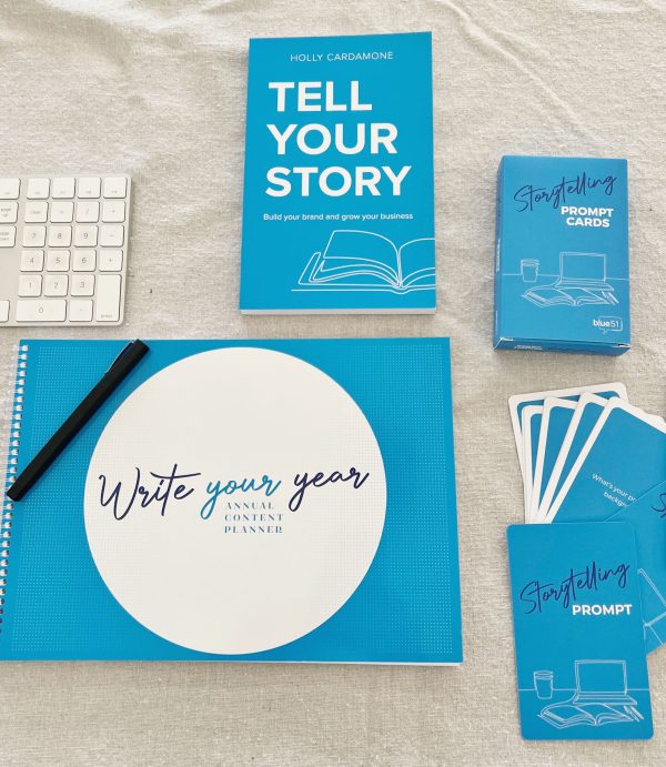 Content bundle - Tell Your Story, Write Your Year Planner and Storytelling Prompt Cards